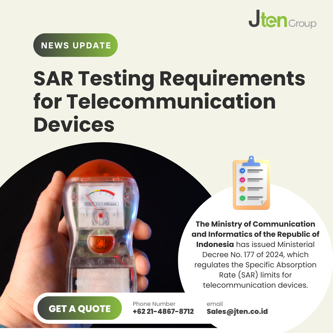 SAR Testing Requirements for Telecommunication Devices