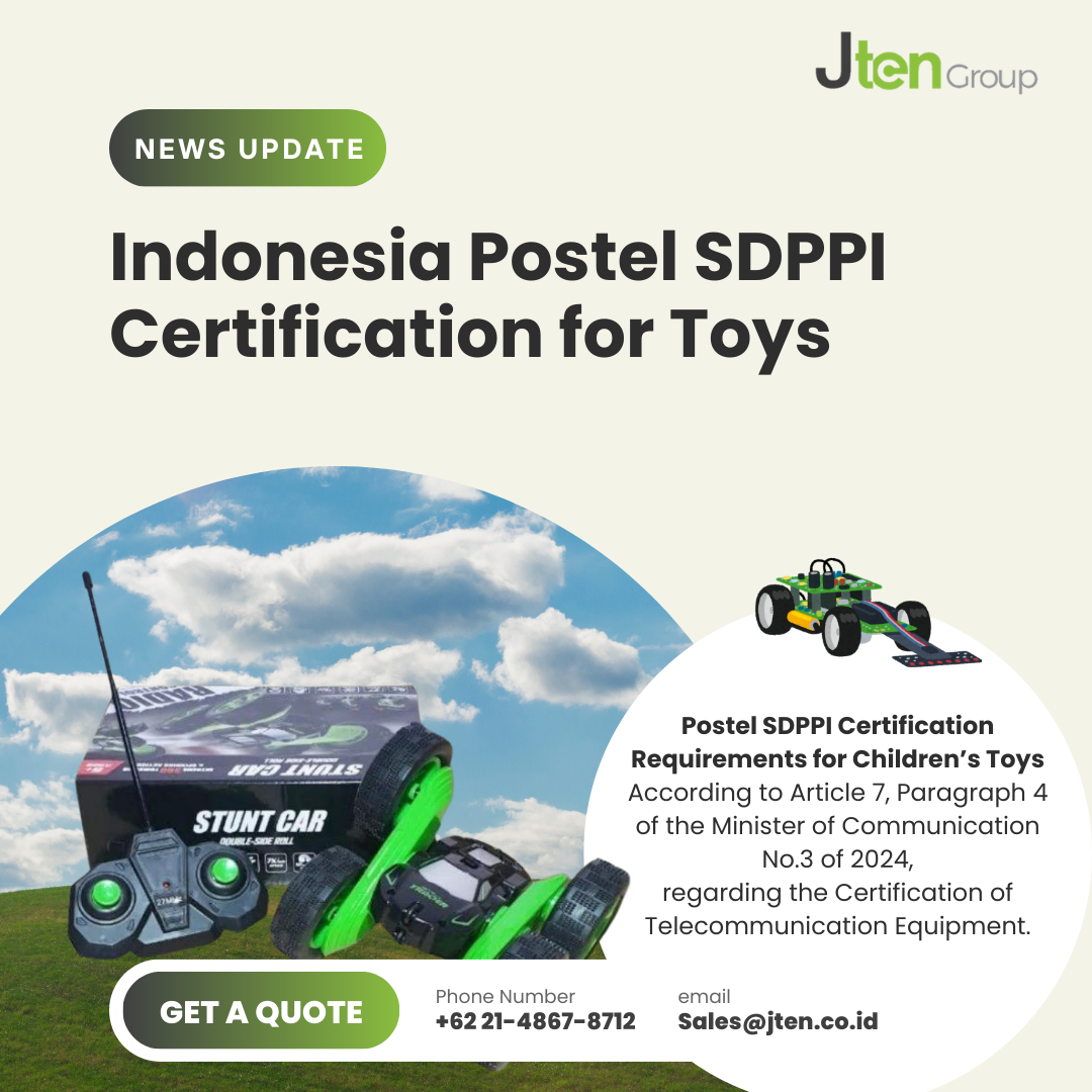 Postel SDPPI Certification Requirements for Low-Power Devices (Children’s Toys)