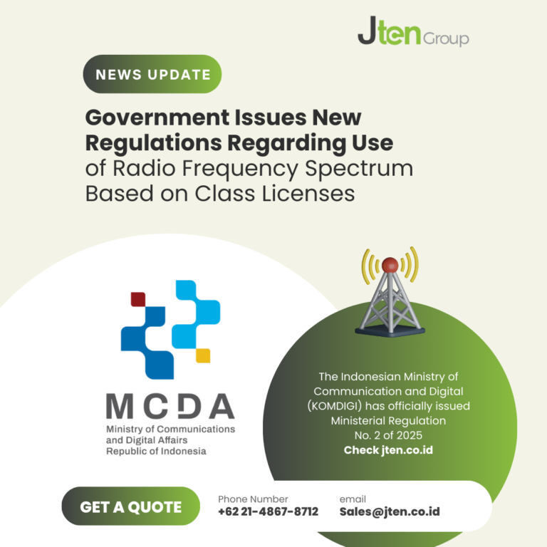 Government Issues New Regulations Regarding Use of Radio Frequency Spectrum Based on Class Licenses