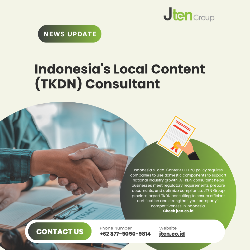 Indonesia Local Content (TKDN) Consultant Thumbnail