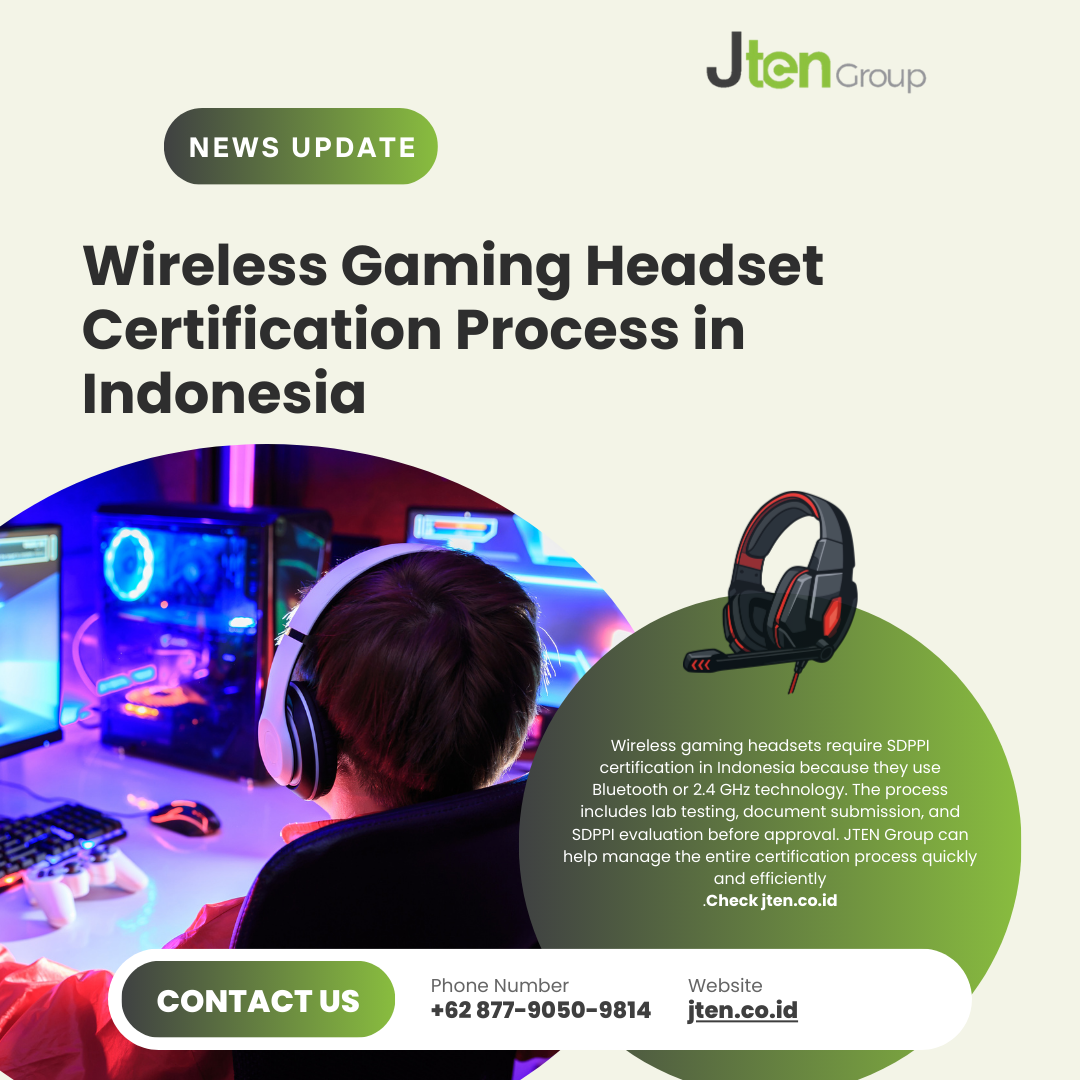Wireless Gaming Headset Certification Indonesia Thumbnail