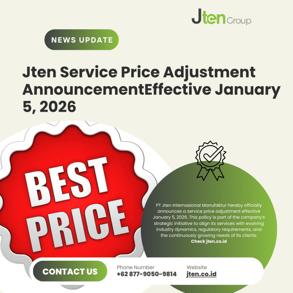 Jten service price adjustment Thumbnail