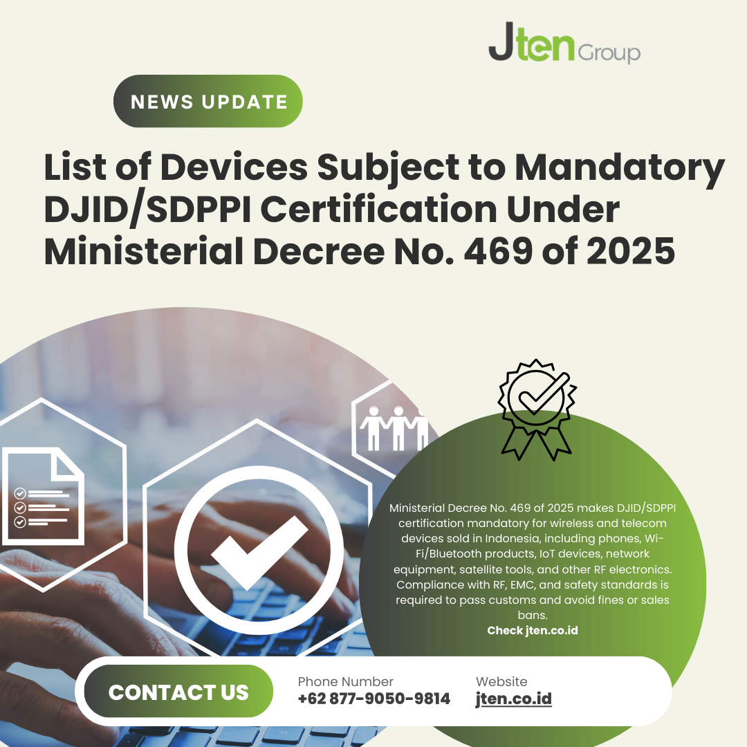 DJID SDPPI mandatory certification devices Thumbnail