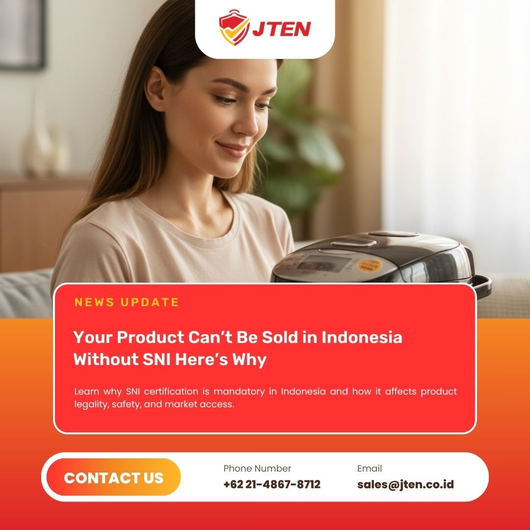 Learn why SNI certification is mandatory in Indonesia and how it affects product legality, safety, and market access.