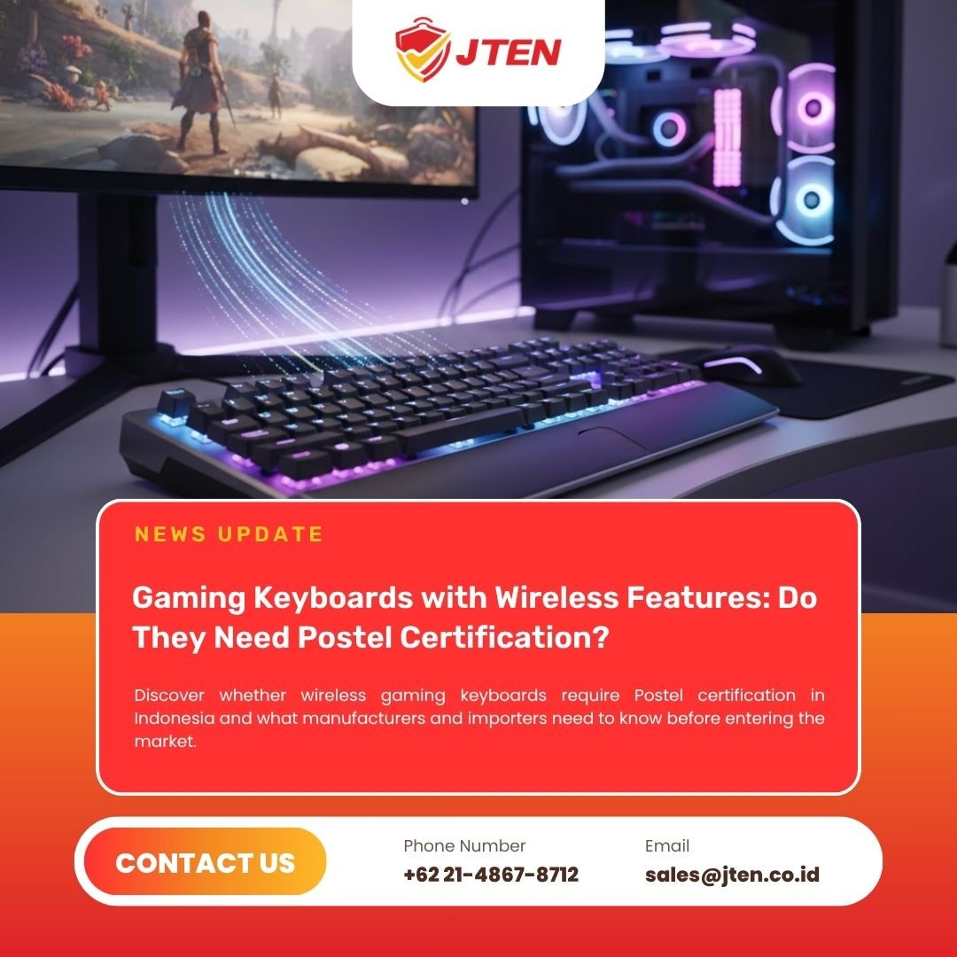 Gaming Keyboards with Wireless Features: Do They Need Postel Certification?